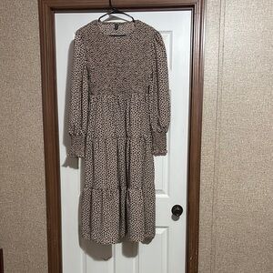 Elegant Polka Dot Dress